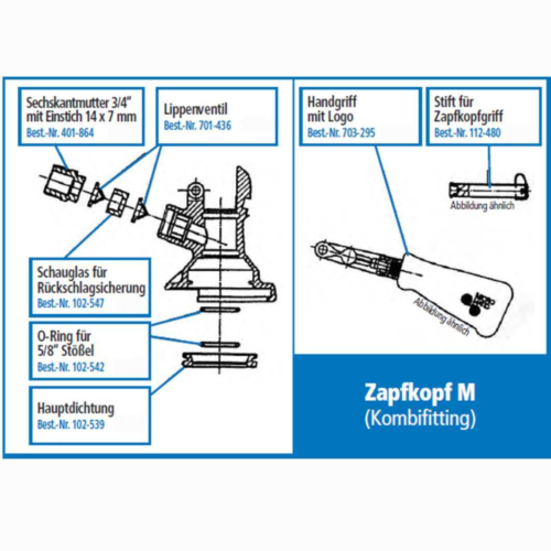 Ersatzteil zu Kombizapfkopf Micro Matic / HIWI-ajKombiM-getraenkezapfanlagen.net Ersatzteil zu Kombizapfkopf Micro Matic / HIWI-ajKombiM--getraenkezapfanlagen.net