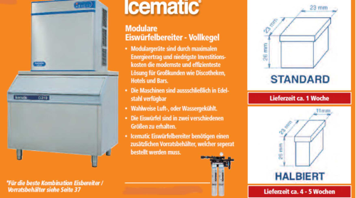 N 502 M und N 502 MW Modulare Eiswürfelbereiter Vollkegel-N502MM-icematic N 502 M und N 502 MW Modulare Eiswürfelbereiter Vollkegel-N502MM--icematic