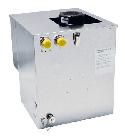 Satelitski hladilnik z vodno kopeljo Sledilno hlajenje za povezavo s centralnim hladilnim sistemom
