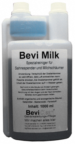 Bevi Milk posebno čistilo za dozirnike smetane, penilce mleka