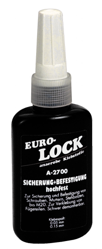 EURO LOCK Kovinska lepilna vijačna ključavnica